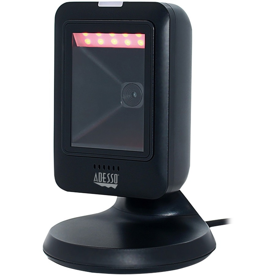 Adesso Omnidirectional 2D USB Hands-Free Desktop Barcode Scanner