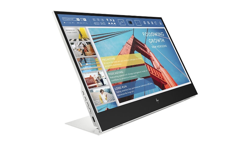 HP E14 G4 14" Class Full HD LCD Monitor - 16:9 - Silver