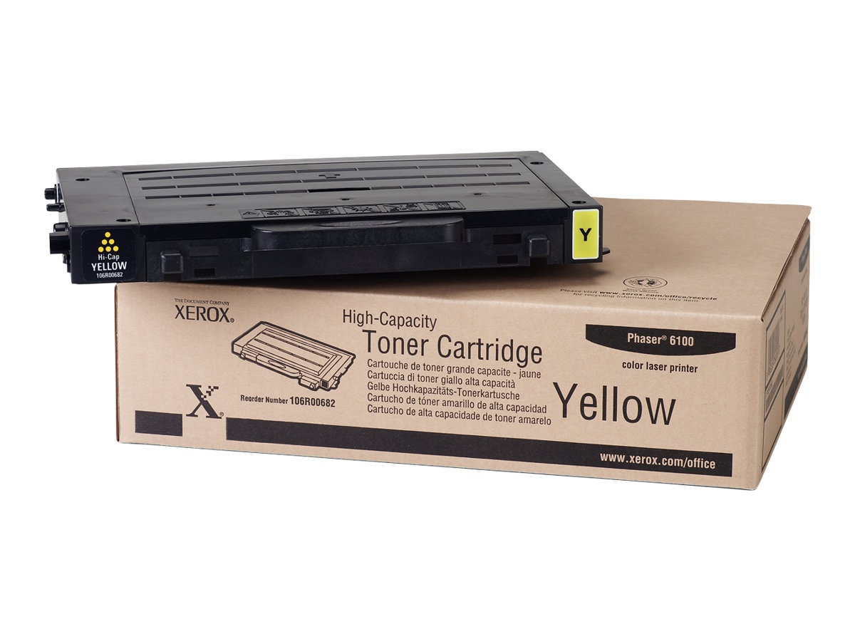 Xerox High-Capacity Phaser 6100 - High Capacity - yellow - original - toner