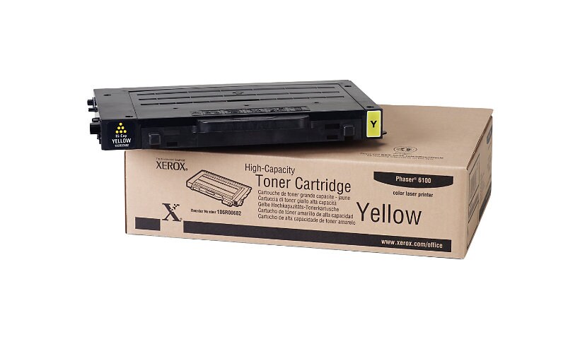 Xerox High-Capacity Phaser 6100 - High Capacity - yellow - original - toner
