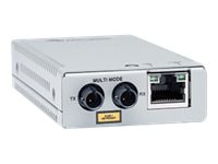 Allied Telesis AT MMC200/ST - fiber media converter - 100Mb LAN - TAA Compliant