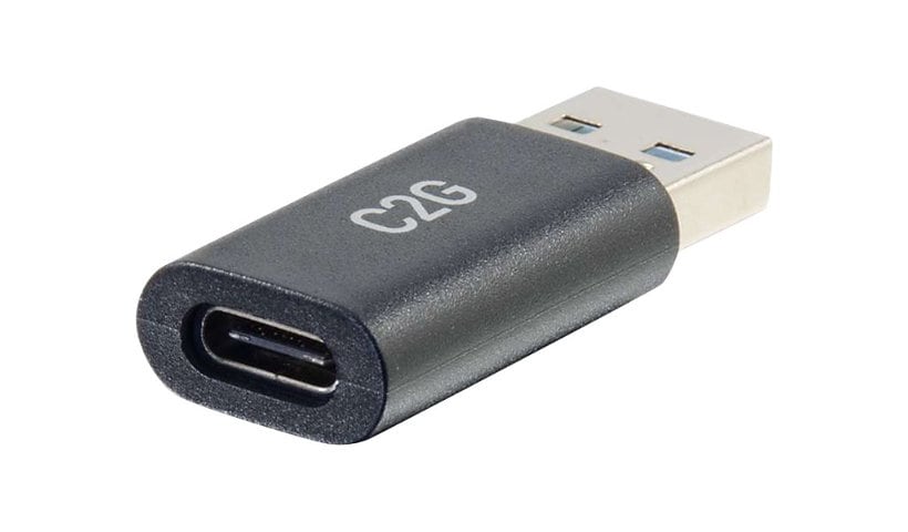 C2G USB C to USB Adapter - SuperSpeed USB Adapter - 5Gbps - F/M - Adaptateur de type C USB - 24 pin USB-C pour USB type A