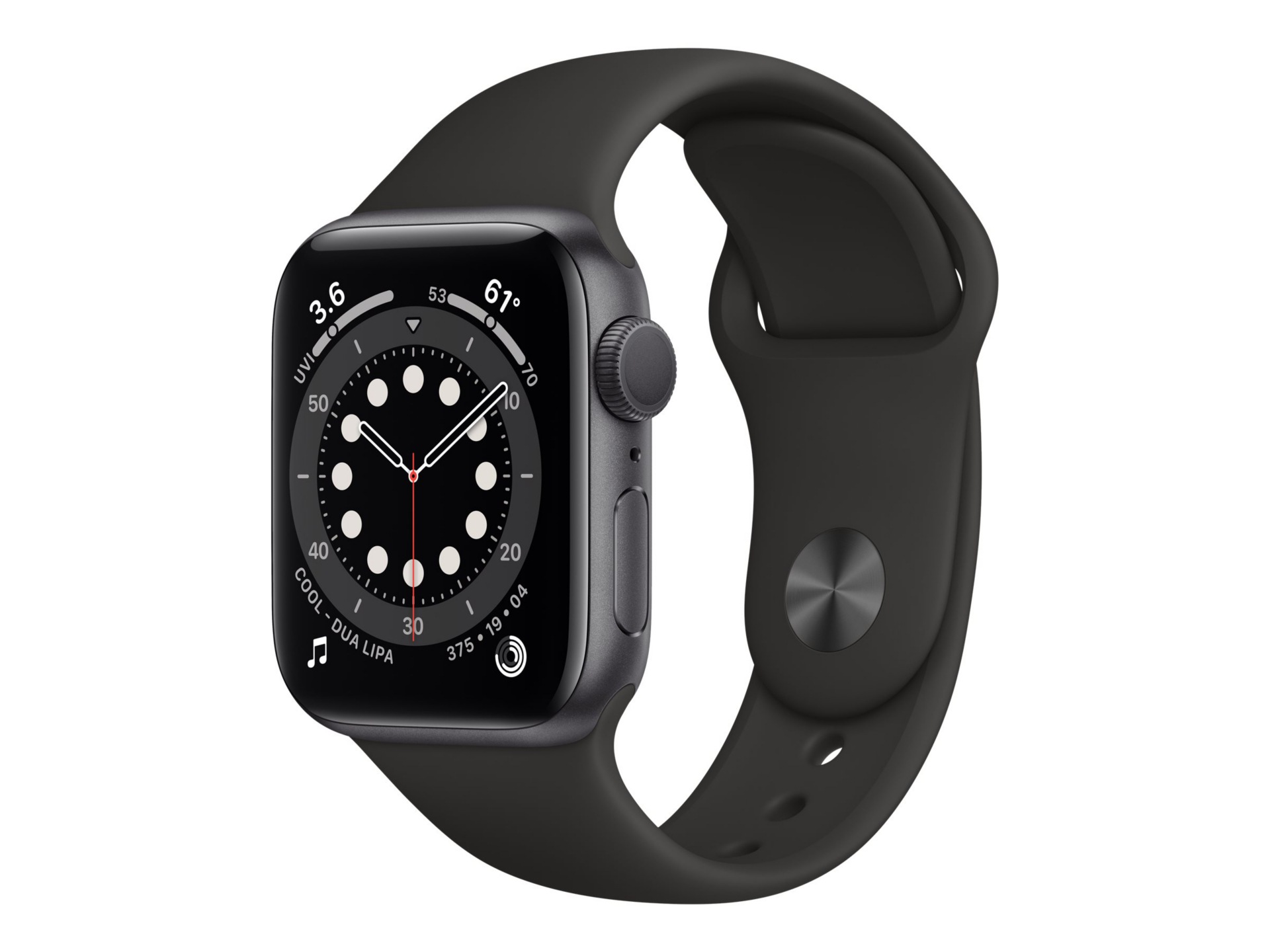 Apple Watch Series 6 (GPS) - space gray aluminum - smart watch with sport b