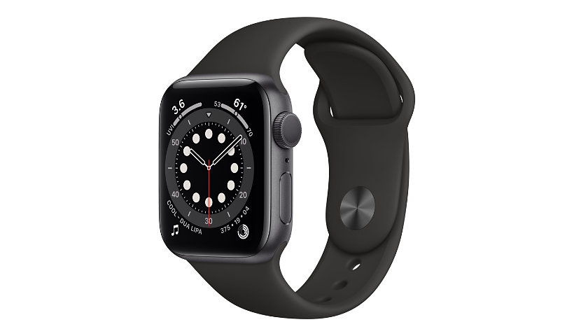 Apple Watch Series 6 (GPS) - space gray aluminum - smart watch with sport b