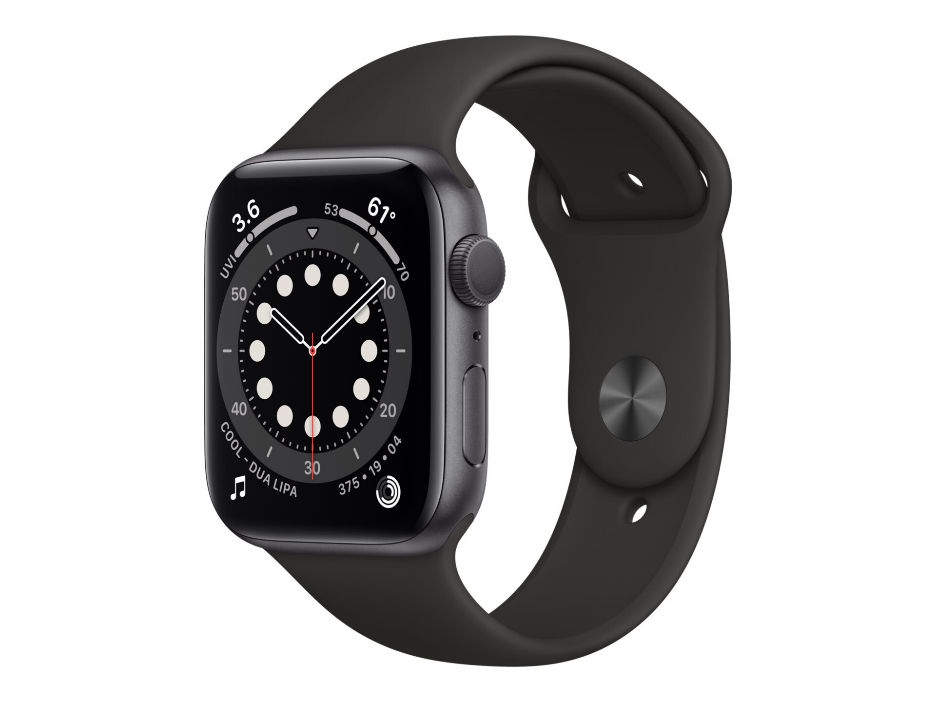 Apple Watch Series 6 (GPS) - space gray aluminum - smart watch with sport b