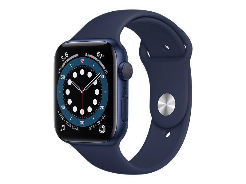 Apple Watch Series 6 (GPS) - blue aluminum - smart watch with sport band -