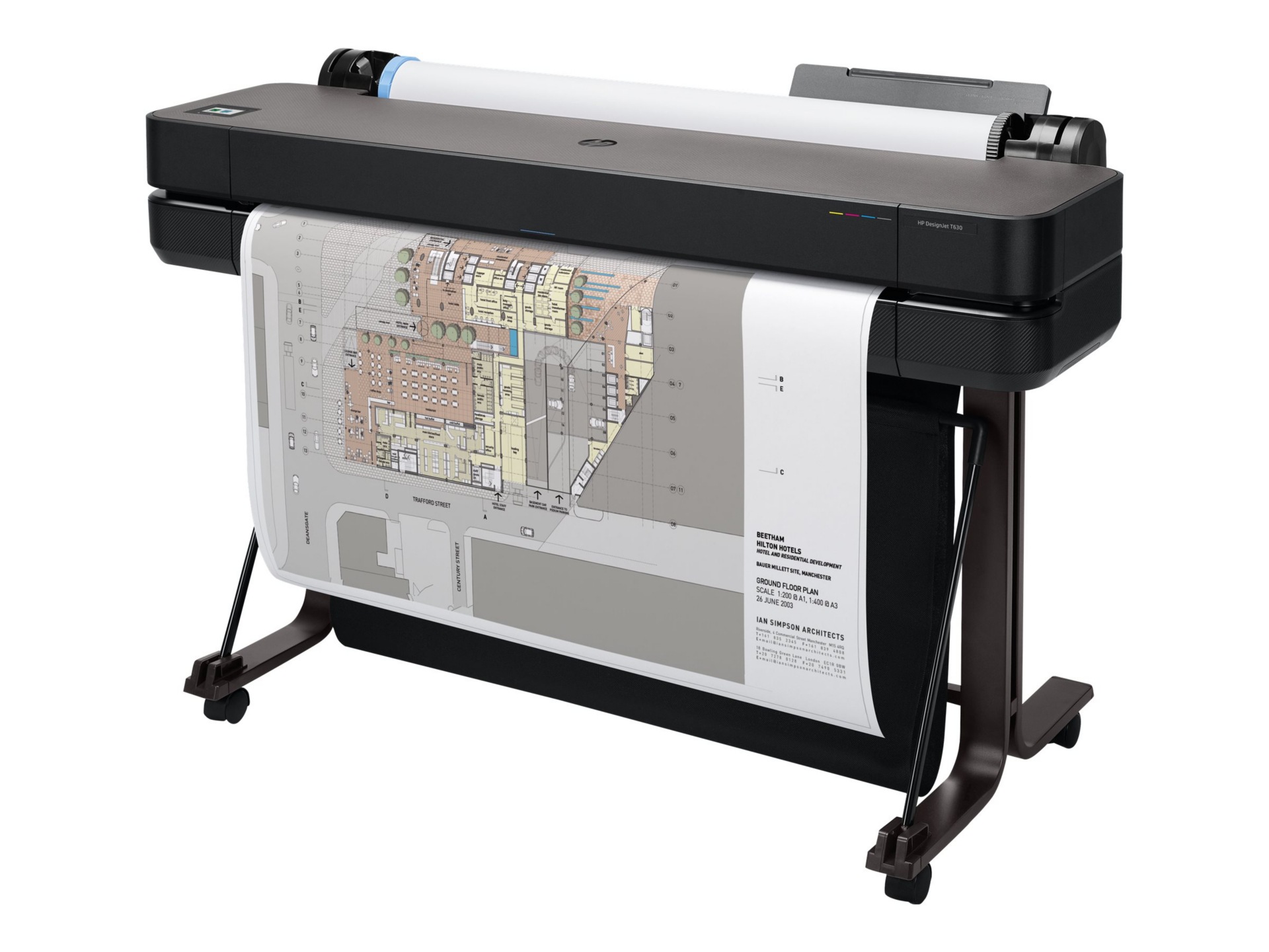 HP Designjet T630 Inkjet Large Format Printer - 36" (914.40 mm) Print Width - Color
