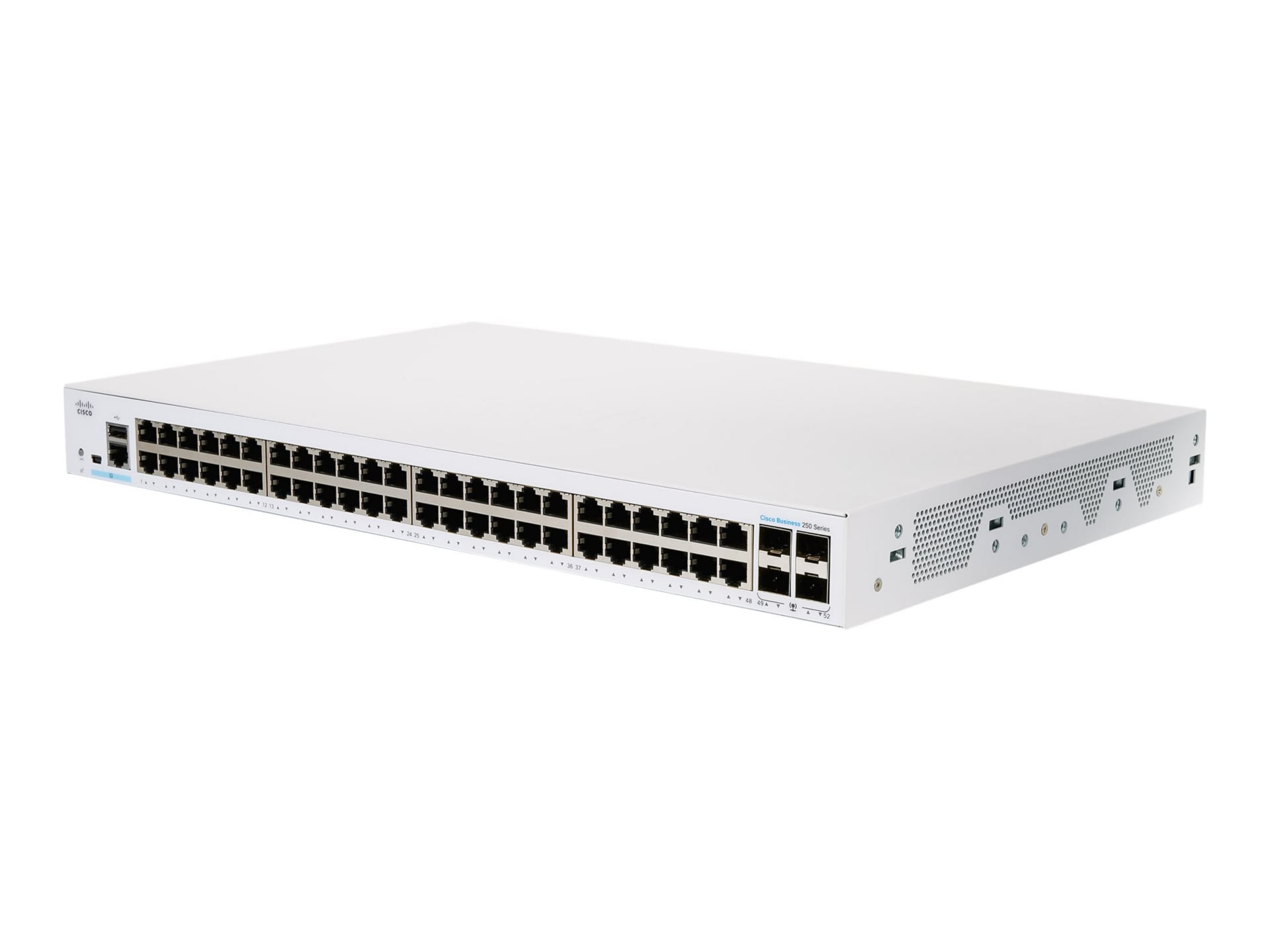 Cisco Business 250 Series CBS250-48T-4G - switch - 48 ports - smart - rack-mountable