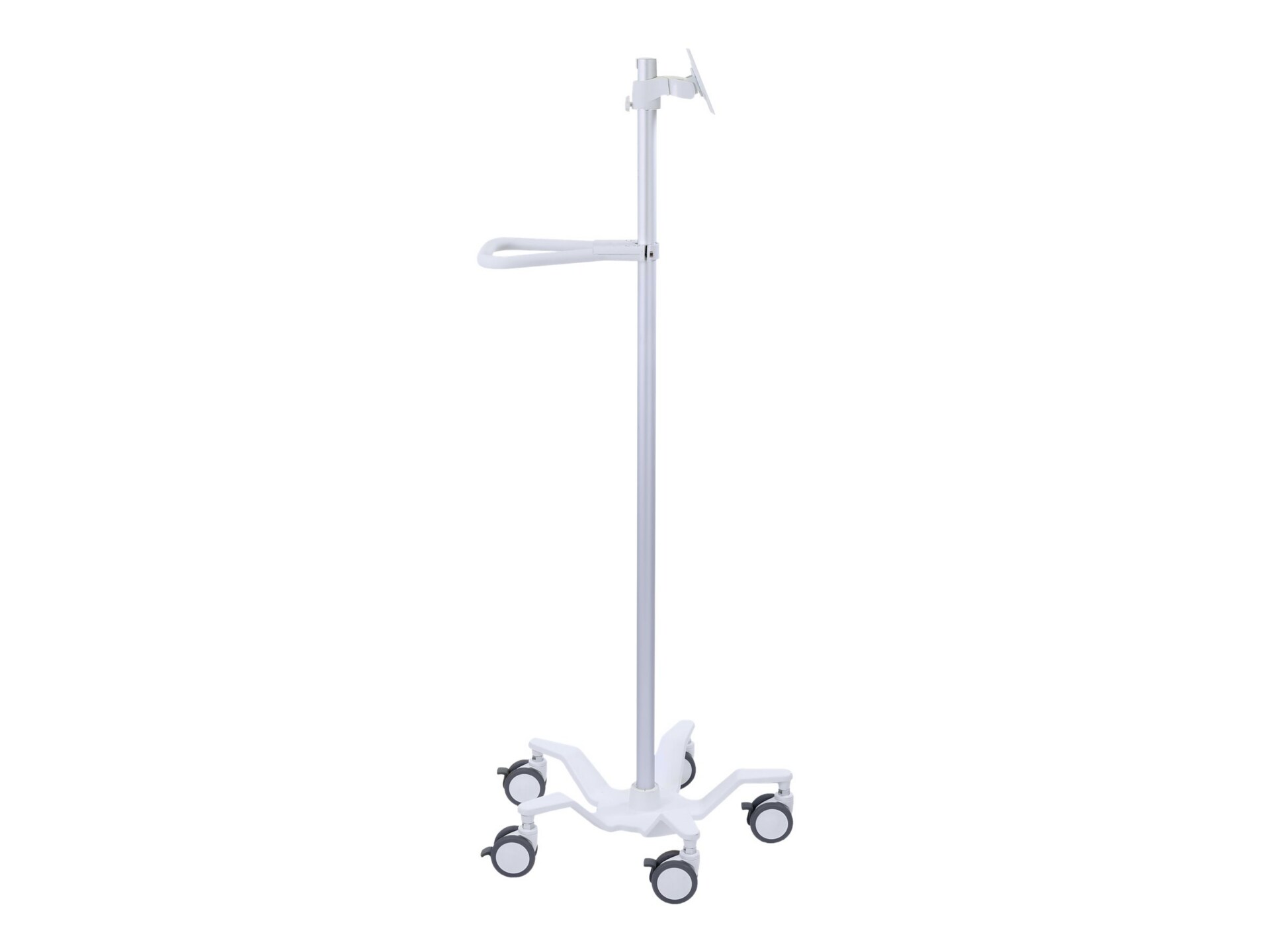 Ergotron StyleView Pole Cart cart - for LCD display / tablet - bright white