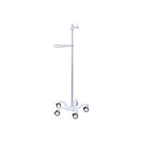 Ergotron StyleView Pole Cart - cart - for LCD display / tablet - bright whi