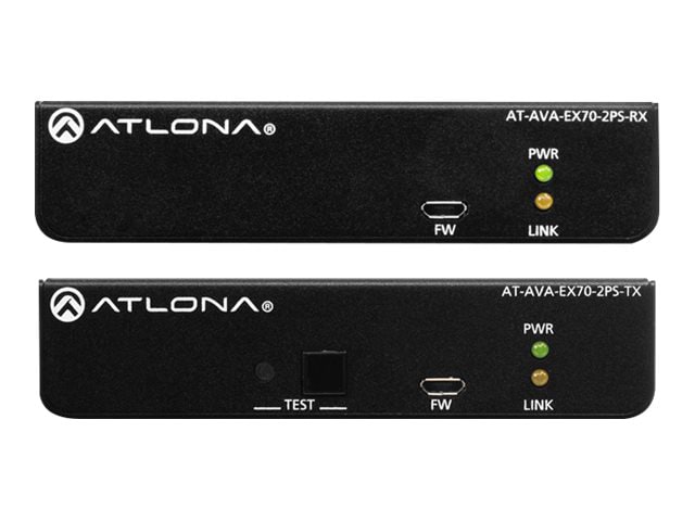 Atlona Avance AT-AVA-EX70-2PS-KIT - transmitter and receiver - video/audio extender - HDMI, HDBaseT