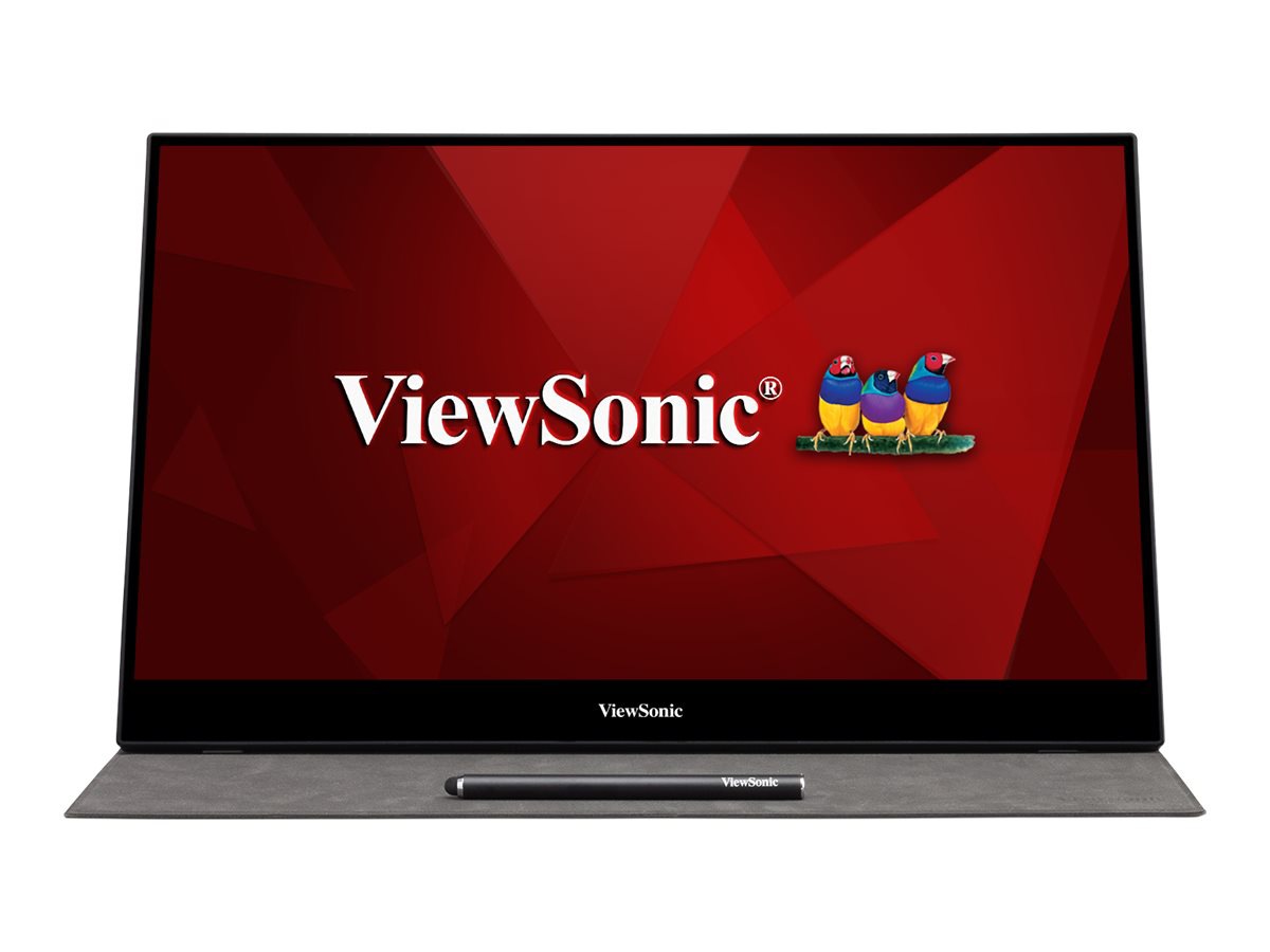 ViewSonic TD1655 - 1080p Portable Monitor with Touchscreen, 60W USB-C, Buil