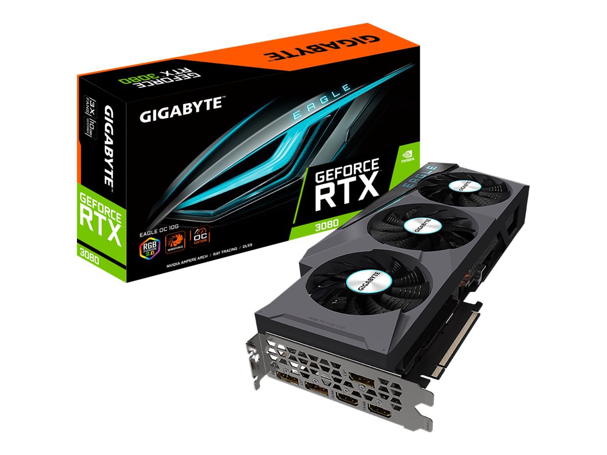 Gigabyte GeForce RTX 3080 EAGLE OC 10G - OC Edition - graphics card - GF RT