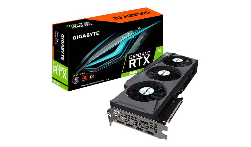 Gigabyte GeForce RTX 3080 EAGLE OC 10G - OC Edition - graphics card - GF RT