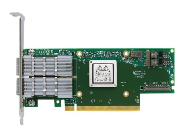 NVIDIA ConnectX-6 VPI MCX653105A-ECAT-SP - Single Pack - network adapter - PCIe 4.0 x16 - 100Gb Ethernet / 100Gb
