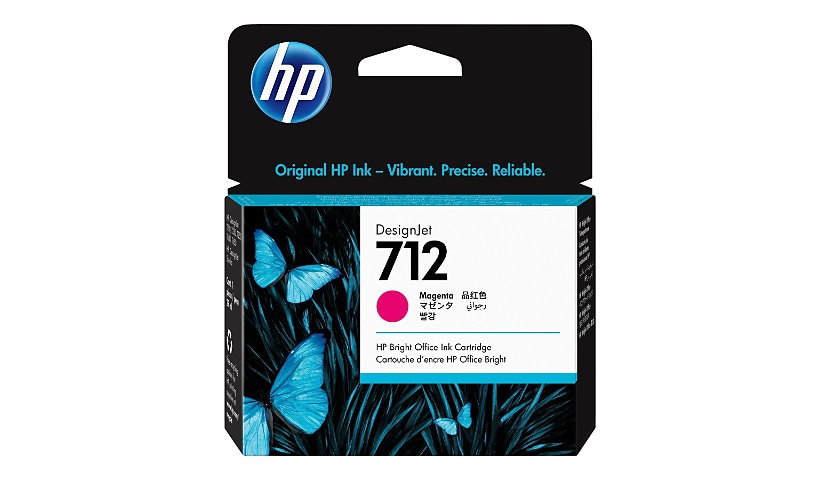 HP 712 Original Inkjet Ink Cartridge - Magenta - 1 Each