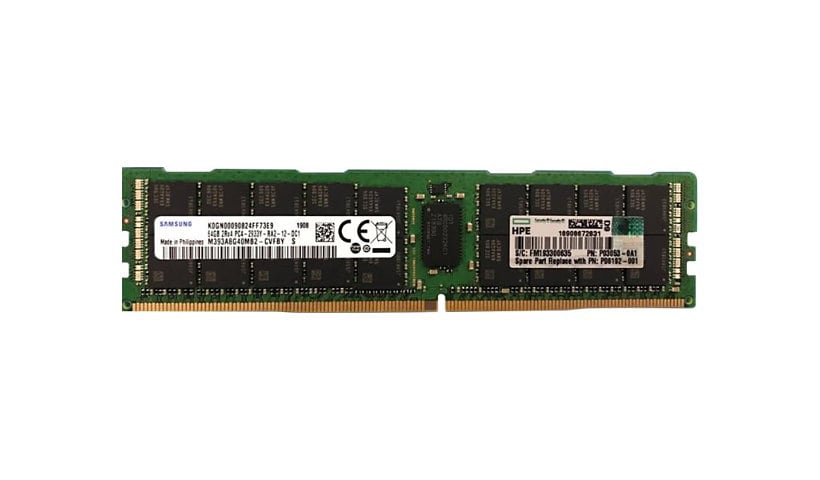 HPE Simplivity - DDR4 - kit - 768 GB: 12 x 64 GB - LRDIMM 288-pin - 2933 MH