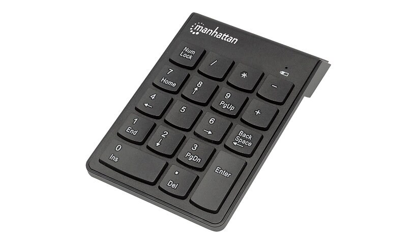Manhattan Numeric Keypad, Wireless (2.4GHz), USB-A Micro Receiver, 18 Full