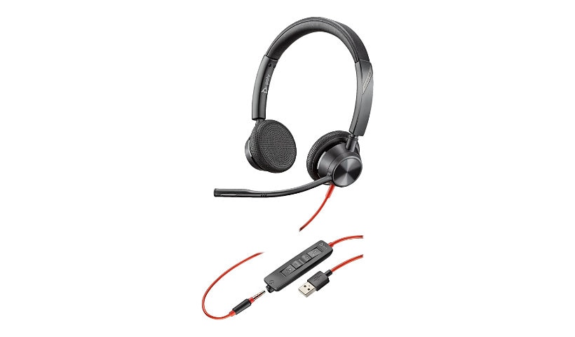Poly Blackwire 3325 - Microsoft Teams - headset