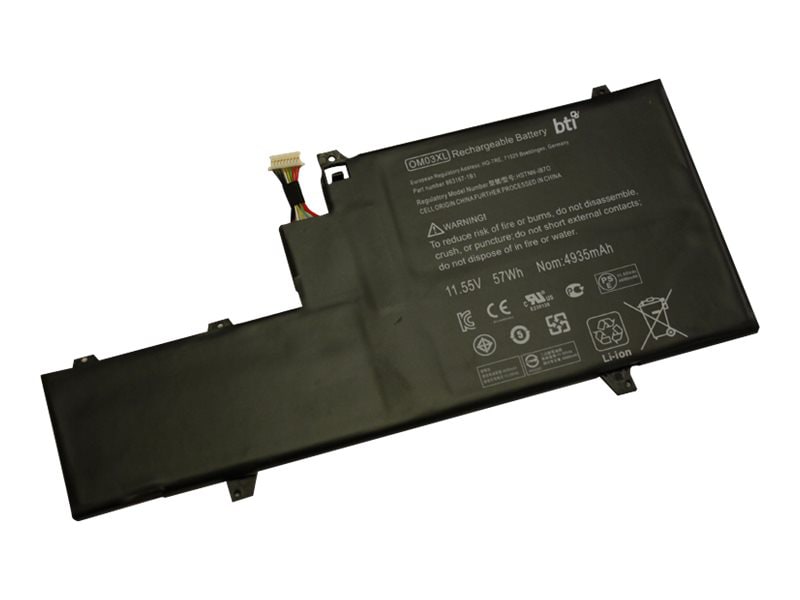 BTI OM03XL 863280-855 57Whr Battery for HP Elitebook 1030 G2, X360 1060 G2