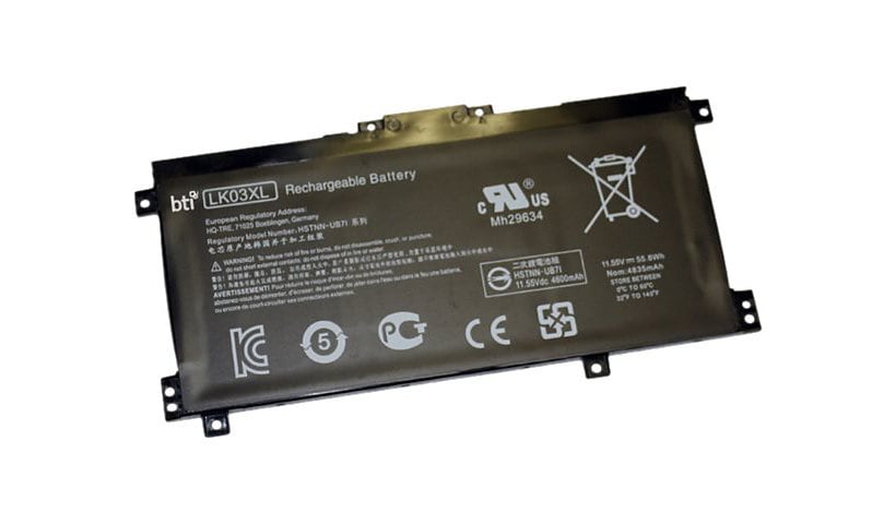 BTI LK03XL-BTI - notebook battery - Li-pol - 4835 mAh - 56 Wh