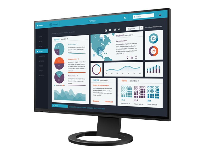 EIZO FlexScan EV2495-BK - with FlexStand - LED monitor - 24.1"