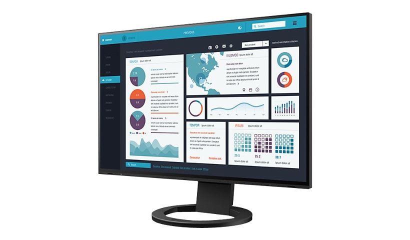 EIZO FlexScan EV2495-BK - with FlexStand - LED monitor - 24.1"