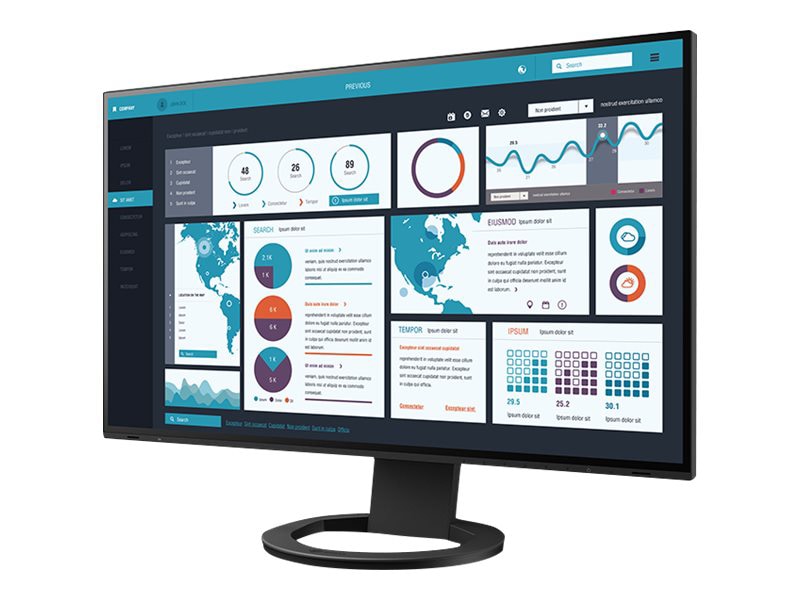 EIZO FlexScan EV2795-BK - with FlexStand - LED monitor - 27