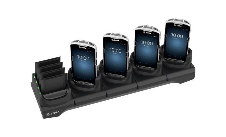 Zebra 5Slot Charge Only Cradle w/Spare Battery Charger - without