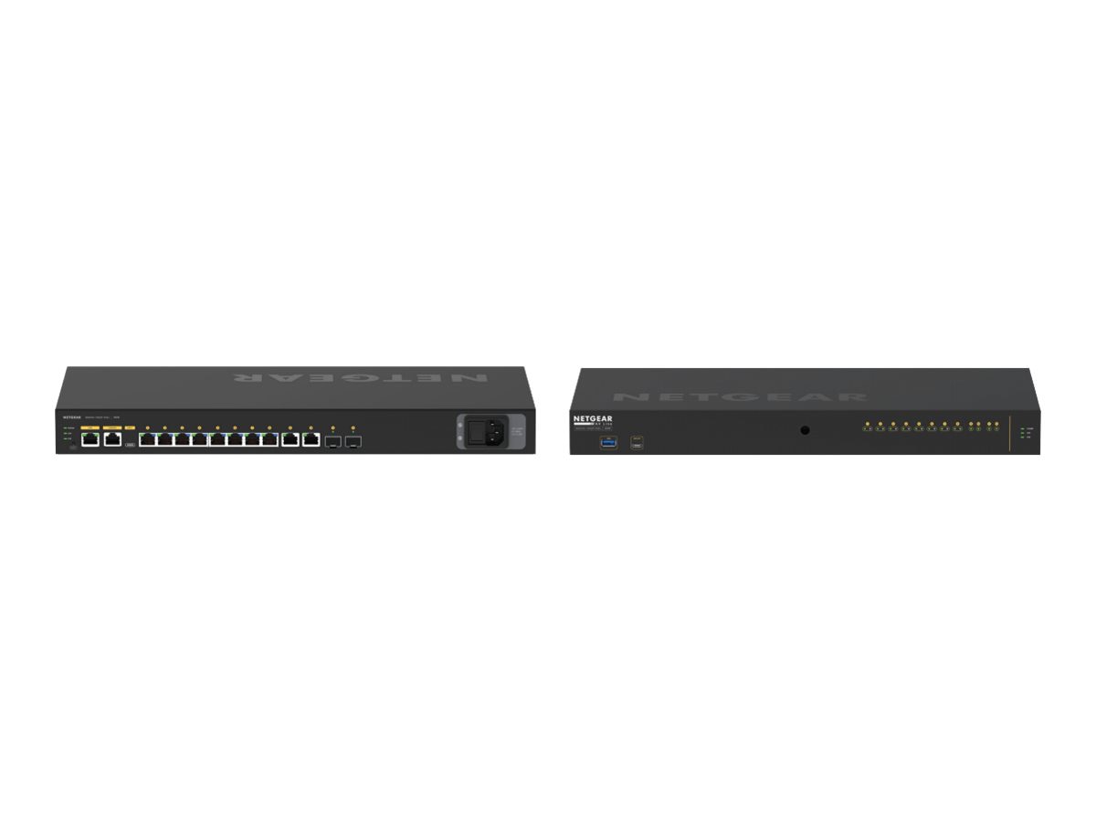 Thumbnail 3 of 5 for NETGEAR AV Line M4250-10G2F-PoE+ - switch - 12 ports - managed - rack-mountable