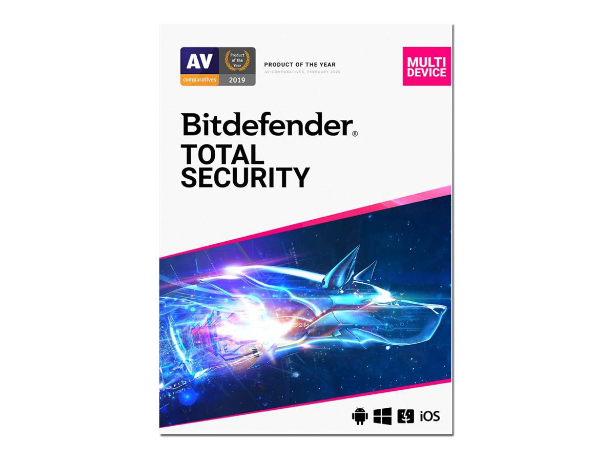 BitDefender Total Security 2020 - subscription license (1 year) - 10 devices