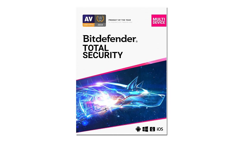BitDefender Total Security 2020 - subscription license (1 year) - 10 devices
