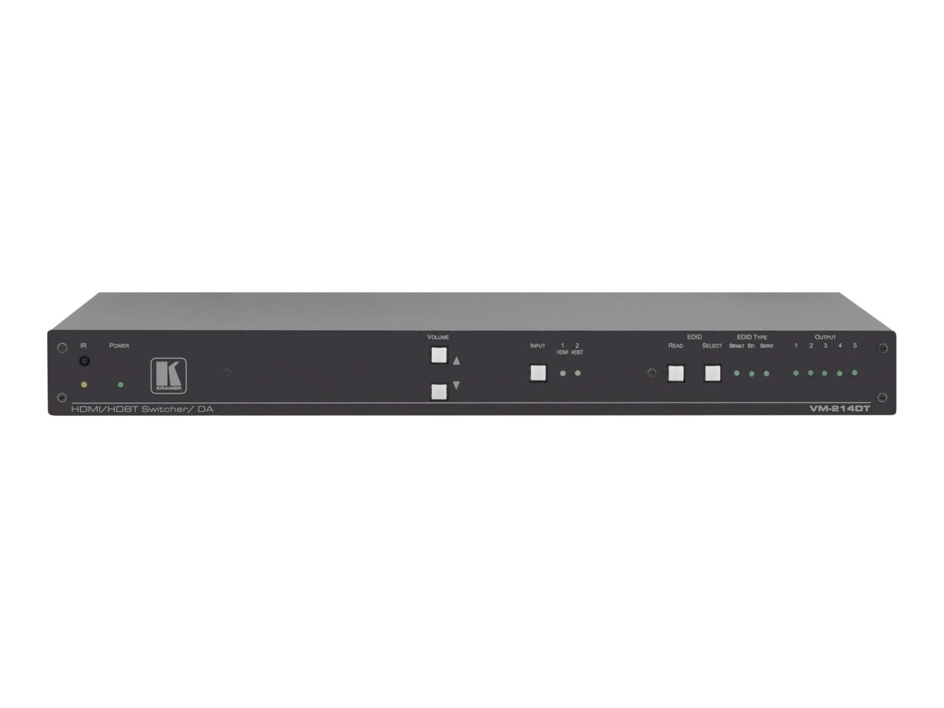 Kramer VM-214DT 2x1 switcher / HDMI to HDBaseT converter / distribution amplifier