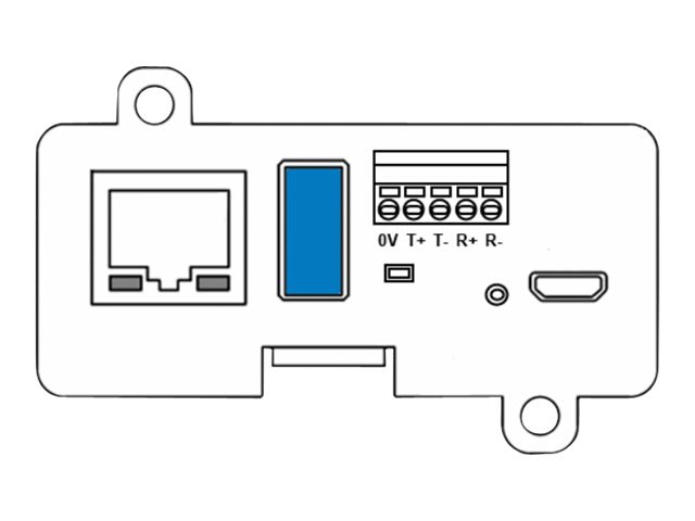 Eaton INDGW-M2 - remote management adapter - Mini Slot