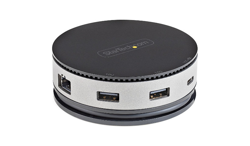 StarTech.com USB C Multiport Adapter - 10Gbps USB-C Mini Dock HDMI/DisplayPort/VGA - PD/USB Hub/GbE