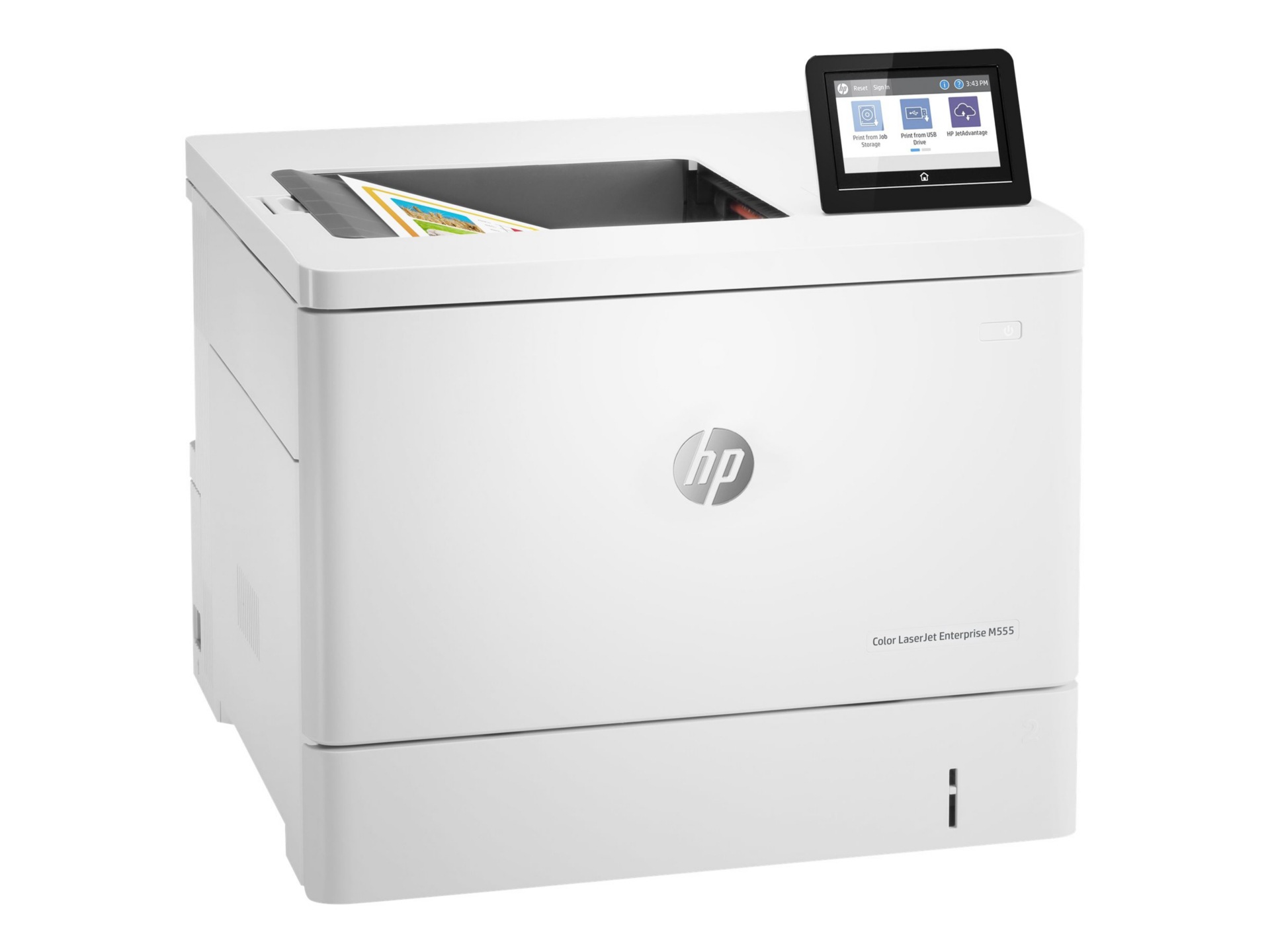 Thumbnail 3 of 8 for HP LaserJet Enterprise M555 M555dn Desktop Laser Printer - Color