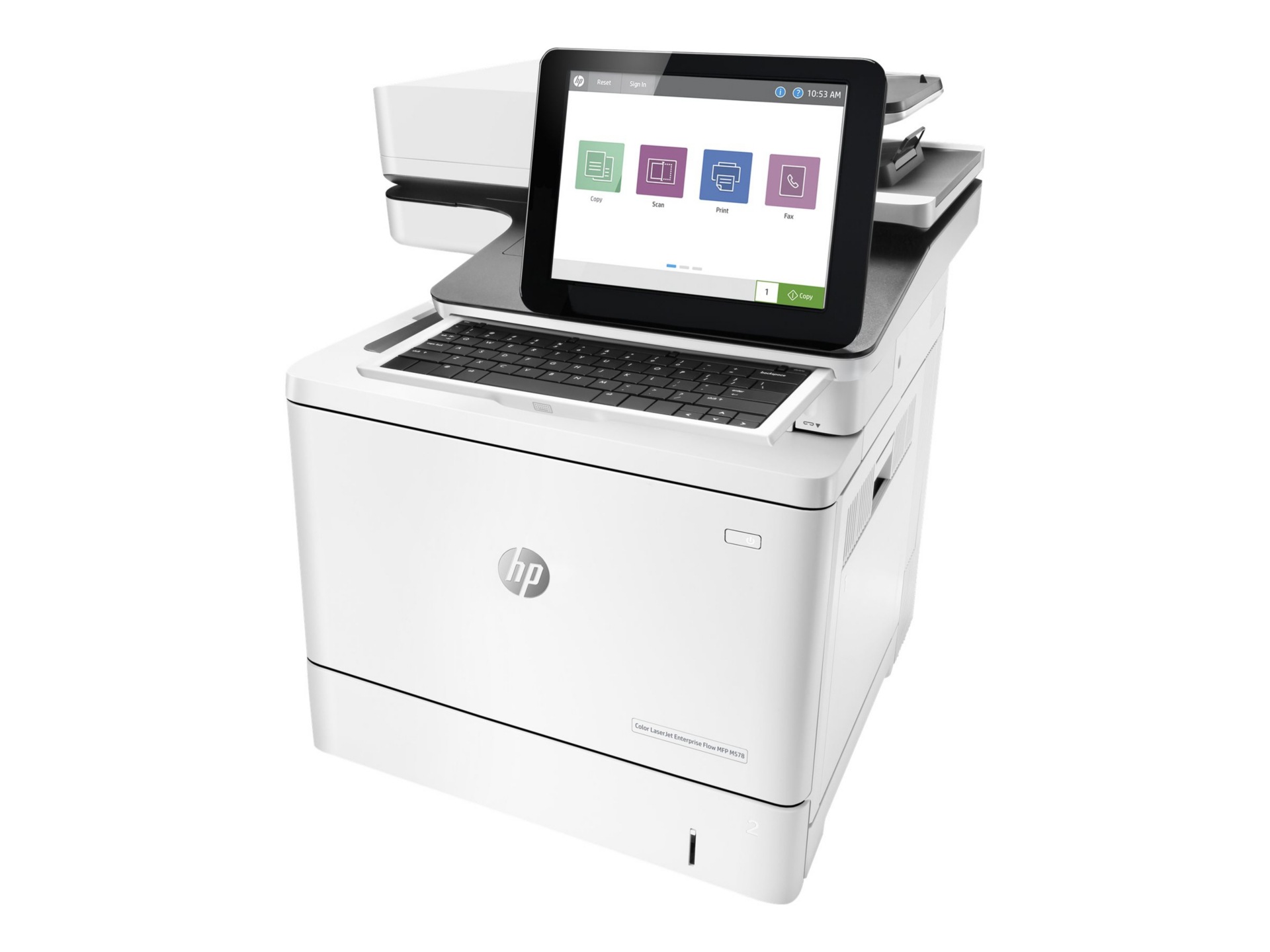 HP LaserJet Enterprise M578c Laser Multifunction Printer - Color