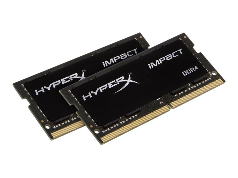 HyperX Impact - DDR4 - kit - 32 GB: 2 x 16 GB - SO-DIMM 260-pin - 2666 MHz