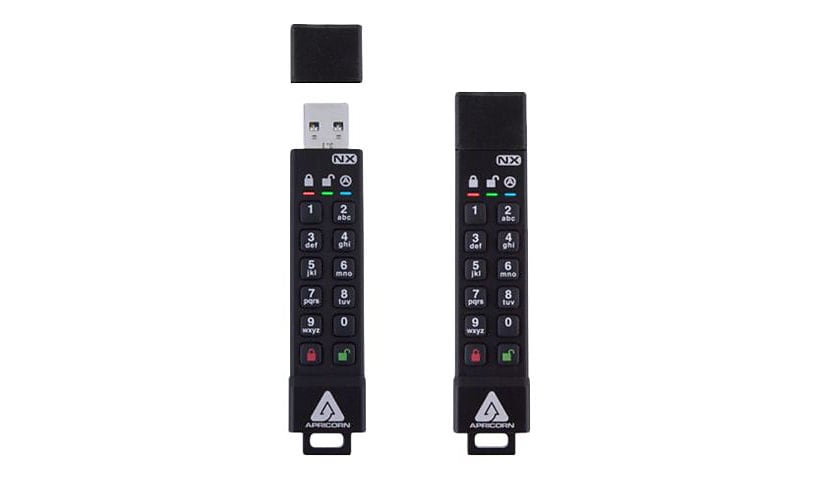 Apricorn Aegis Secure Key 3NX - clé USB - 128 Go