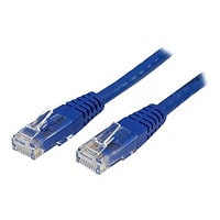 StarTech.com 1 ft. CAT6 Ethernet cable - 10 Pack - ETL Verified - Blue CAT6 Patch Cord - Molded RJ45 Connectors - 24 AWG