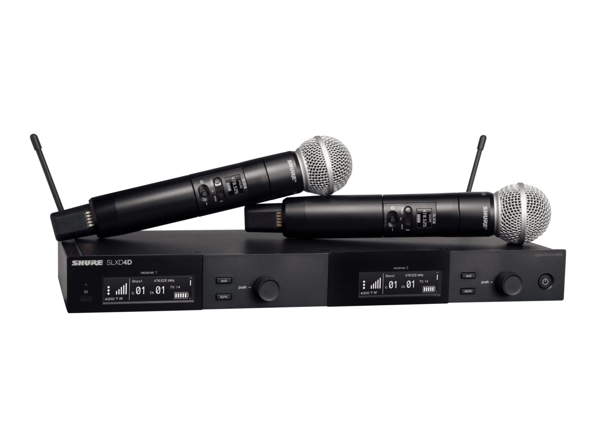 Shure SLX-D Wireless System SLXD24/SM58 - H55 Band - wireless microphone system