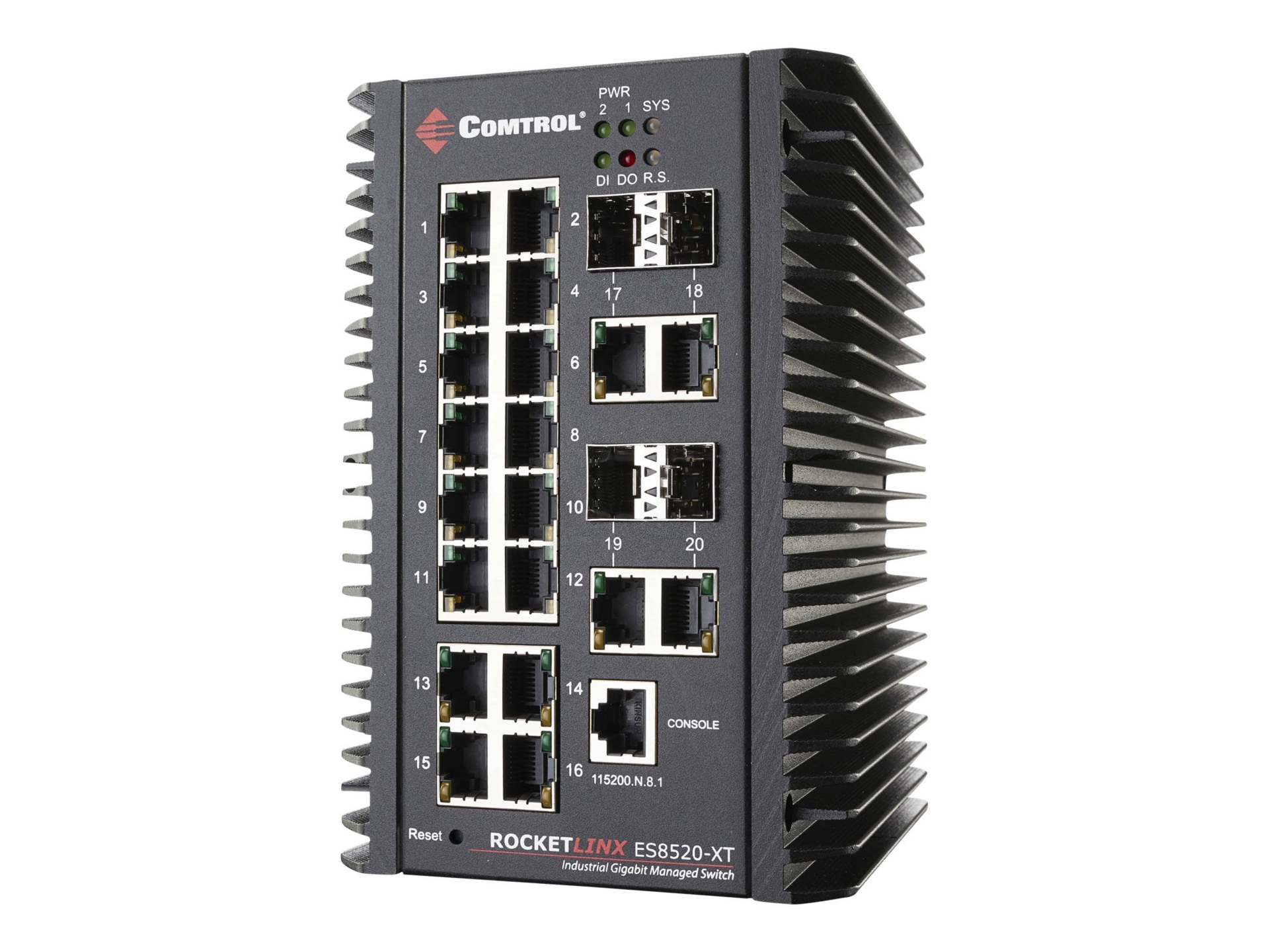 Comtrol RocketLinx ES8520-XT - switch - 20 ports - managed