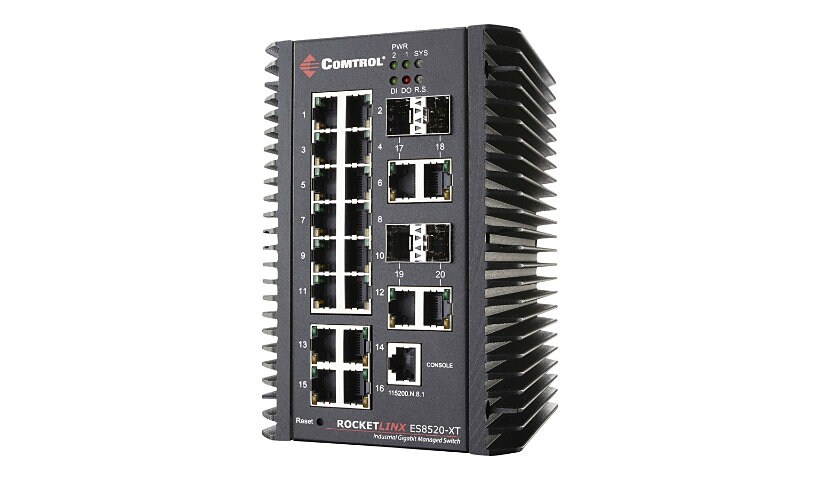 Comtrol RocketLinx ES8520-XT - switch - 20 ports - managed