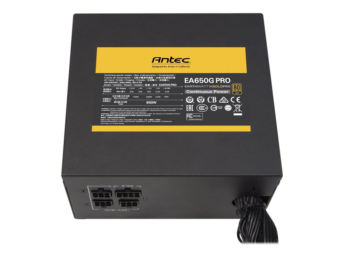 Antec EarthWatts Gold EA650G PRO - power supply - 650 Watt