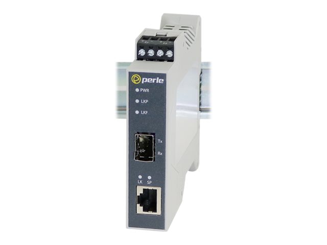 Perle SR-1110-SFP-XT - fiber media converter - 10Mb LAN, 100Mb LAN, GigE