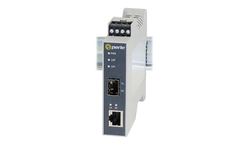 Perle SR-1110-SFP-XT - fiber media converter - 10Mb LAN, 100Mb LAN, GigE
