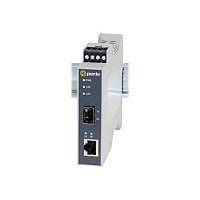 Perle SR-1110-SFP-XT - fiber media converter - 10Mb LAN, 100Mb LAN, GigE