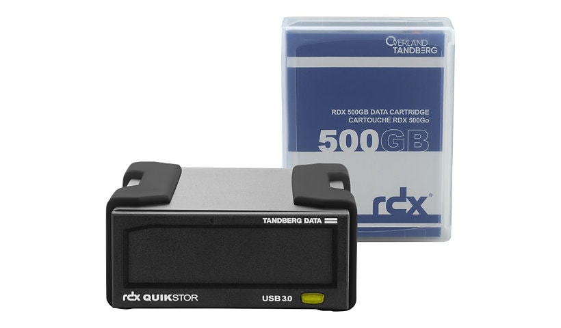 Overland Tandberg RDX QuikStor - RDX drive - SuperSpeed USB 3.0 - external