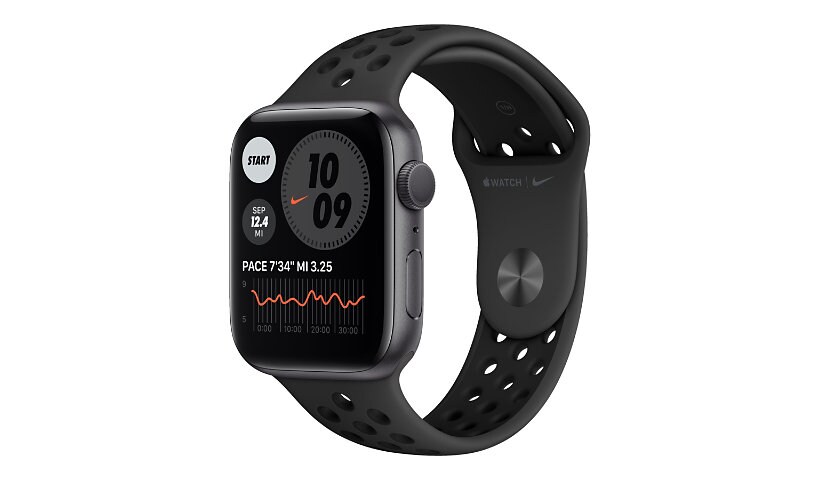 Apple Watch Nike Series 6 (GPS) - space gray aluminum - smart watch with Ni
