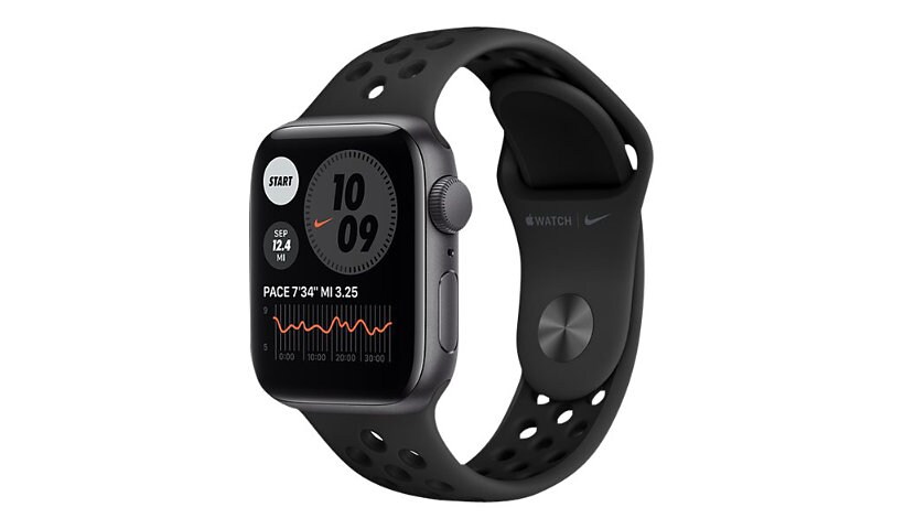 Apple Watch Nike SE (GPS) - space gray aluminum - smart watch with Nike spo